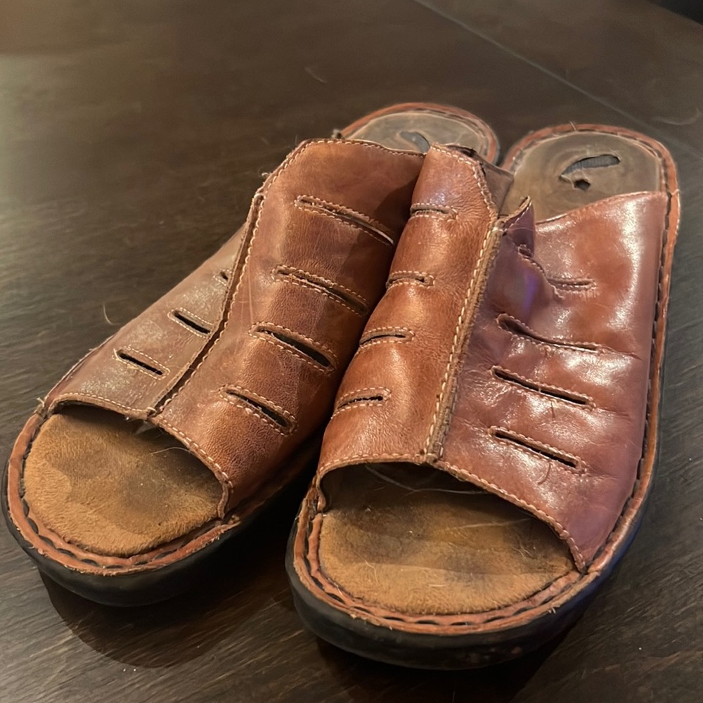Brown dr scholls shoes